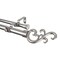 Rod Desyne Home Window Madeline Double Curtain Rod 28-48 inch - Satin Nickel